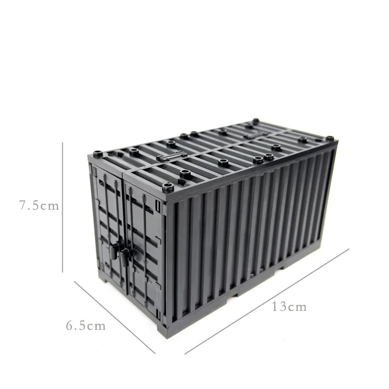 MOC 서드 파티 군사 인형 먹는 치킨 아스날 컨테이너 컨테이너, 빌딩 블록 포함 DIY 장면
