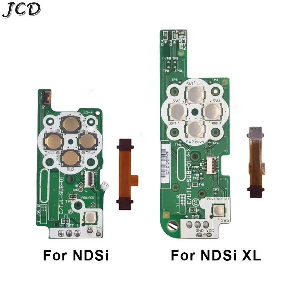 JCD Replacement Original Power Switch Buttons Board For NDSi LL/XL Game Console Direction Key Motherboard Switch Board