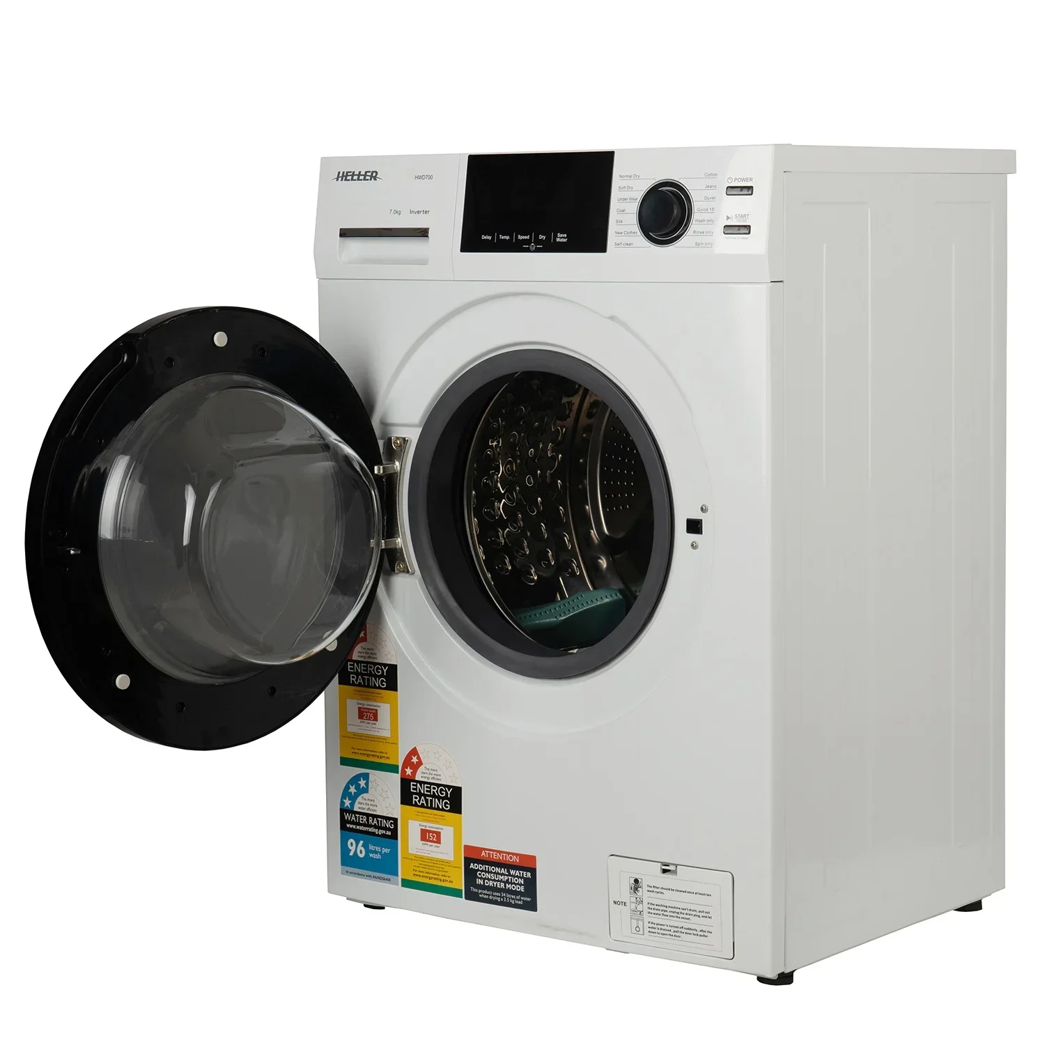 Washer, Dryer, Front Loading 2-in-1 Mini Washing Machine 4