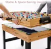 2x4ft 13-in-1 Combo Game Table Set for Home,Combination Tables for Game Room, Friends & Family w/Hockey, Football, Billiards 4