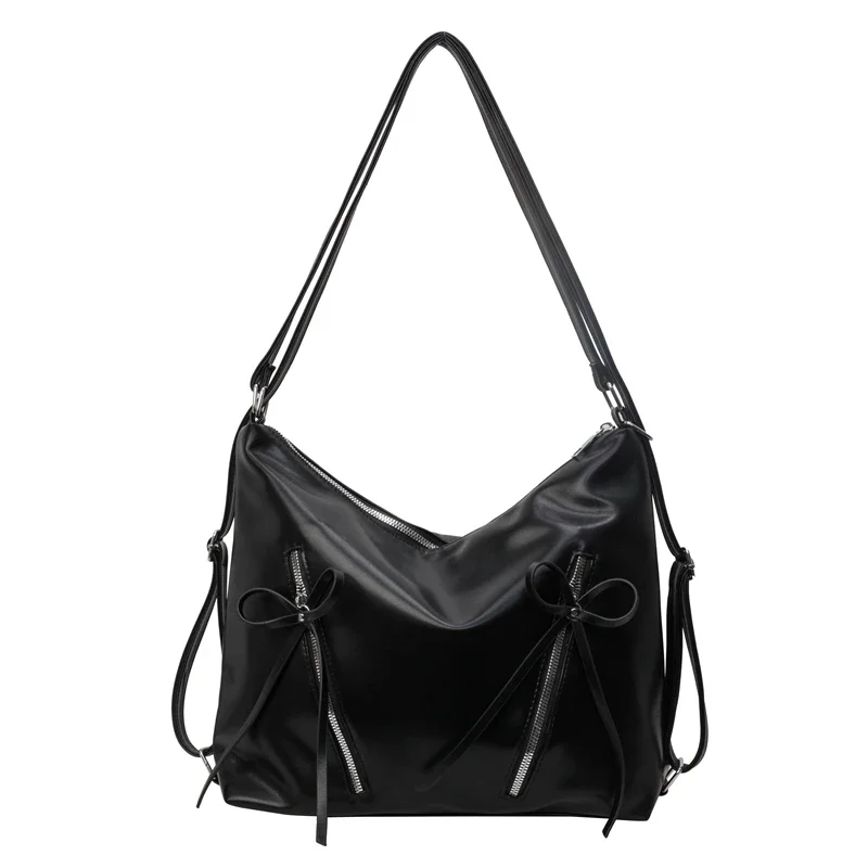 thumbnail image 1 of Bolsos de hombro ligeros y versátiles con cremallera de PU para jóvenes, gran oferta 2024, nuevos bolsos concisos de alta capacidad para mujeres, bolsas para mujeres, 1 of 5