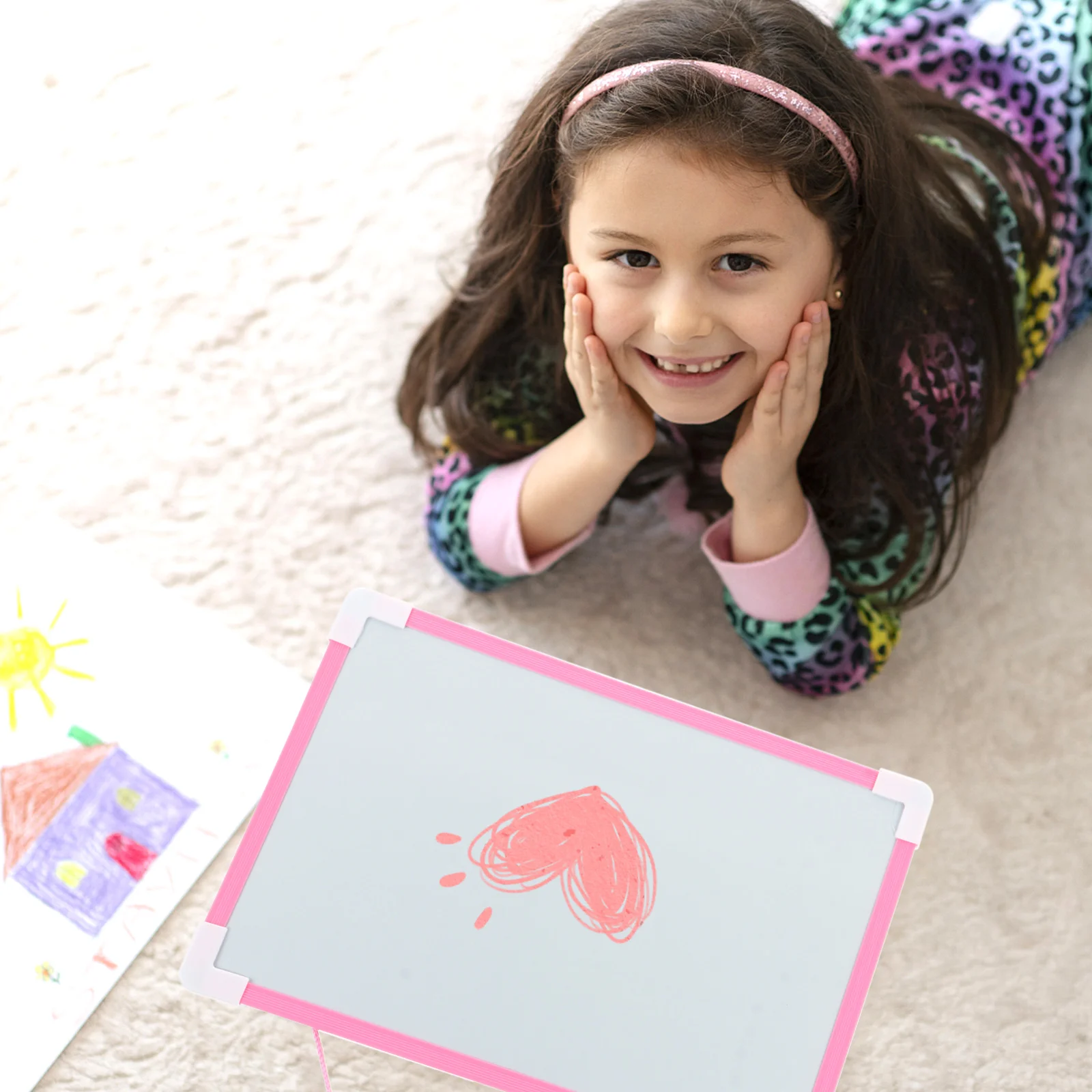 1 Set Erasable Magnetic Double-sided Whiteboard