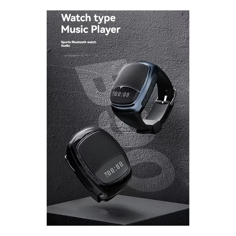 B90 Wristwatch With Bluetooth Speaker Ideal For Running And Sports For TF Cards D