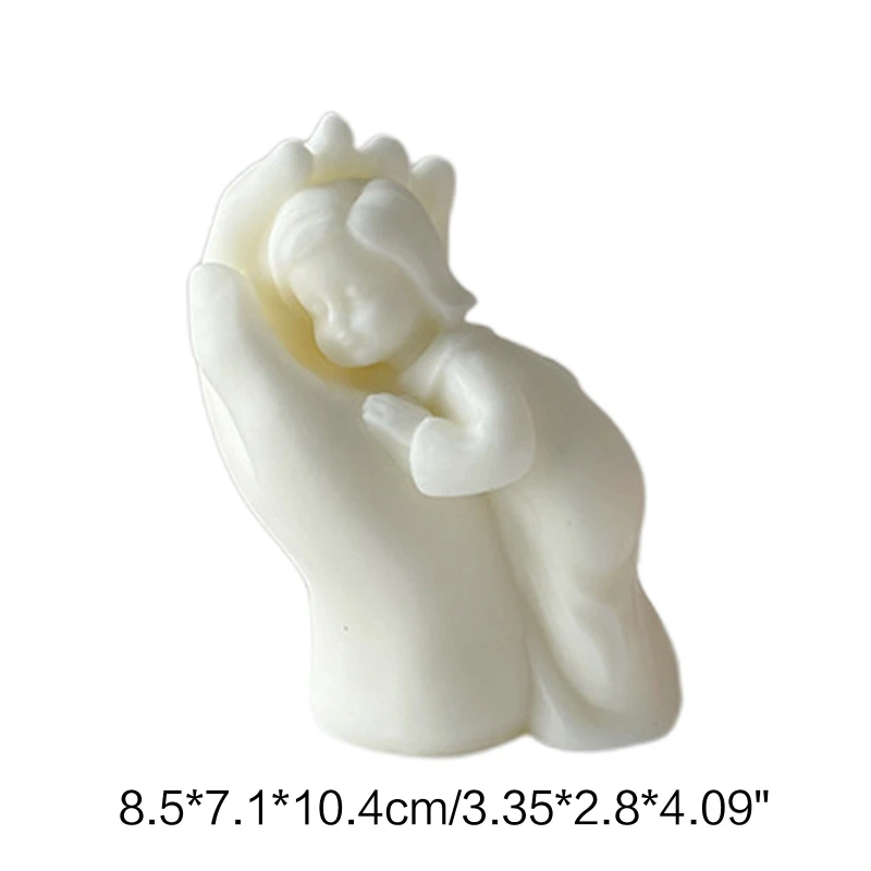 Unusual Making Mold Mother's Hand Silicone Mould 3D Aromathery Drop shipping