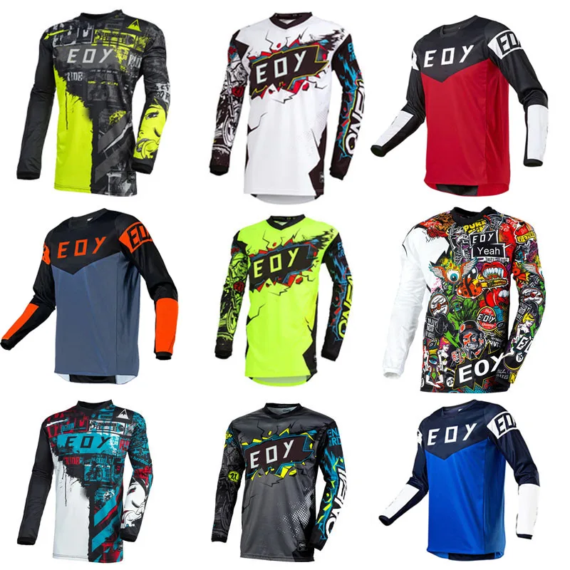 Cycling Jersey Motocross Jeresy Mountain Enduro Bike Clothing Bicycle Moto Downhill T-shirt Eoy Women Men Cycling Jersey MTB Shirts BMX