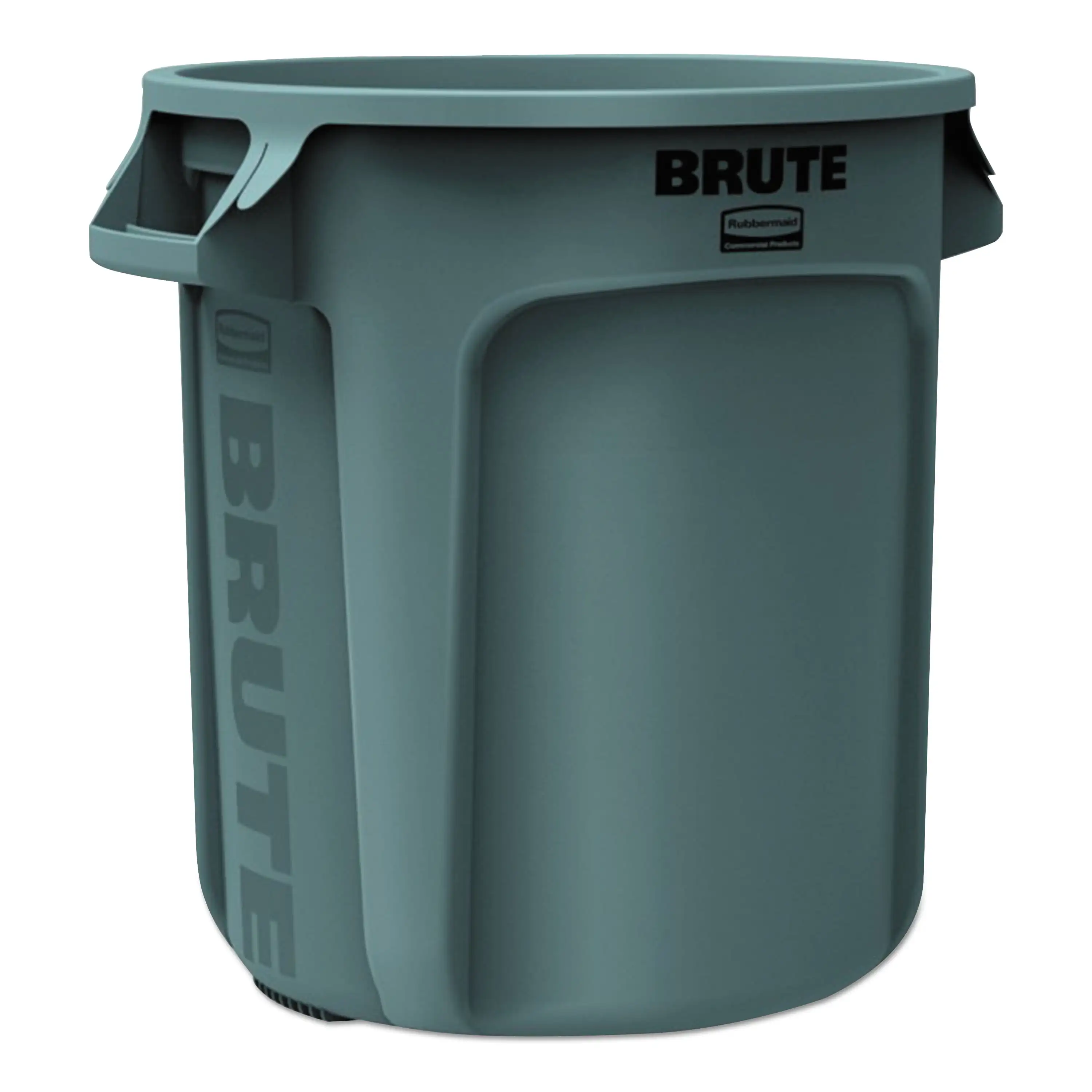 

Коммерческие товары Rubbermaid, круглый контейнер, пластик, 10 галлонов, серый