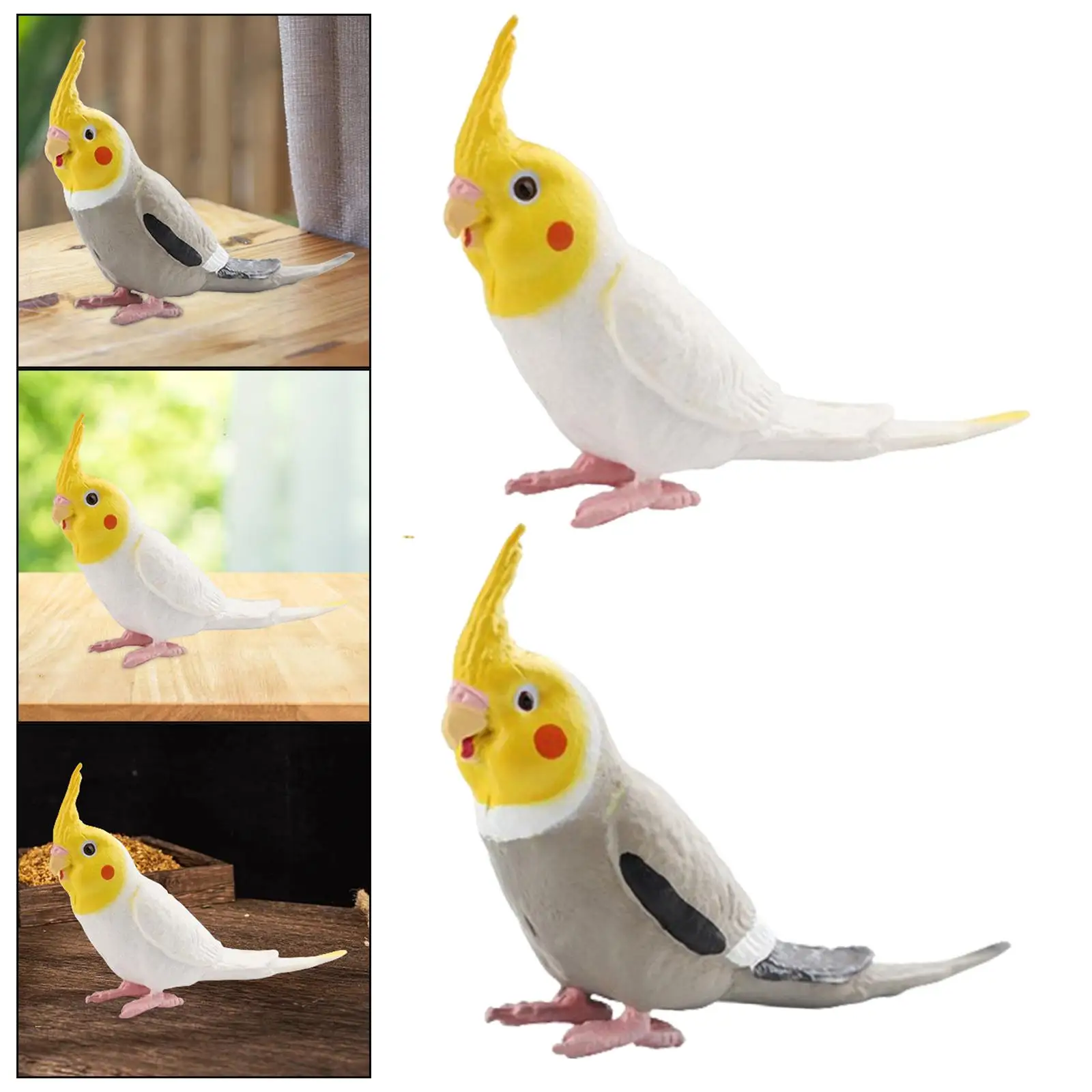 SIENON Set di 23 statuette per uccelli, giocattolo realistico per uccelli selvatici con nido, corvo, uccello kiwi, bouquet, arra, aquila dorata, giocattolo per bambini per torta di compleanno