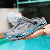 Summer Men Clogs Flat Sandals Eva Slippers Men Water Shoes Man Garden Shoes Outdoor Home Slippers Male Sneaker Lersure Sandals