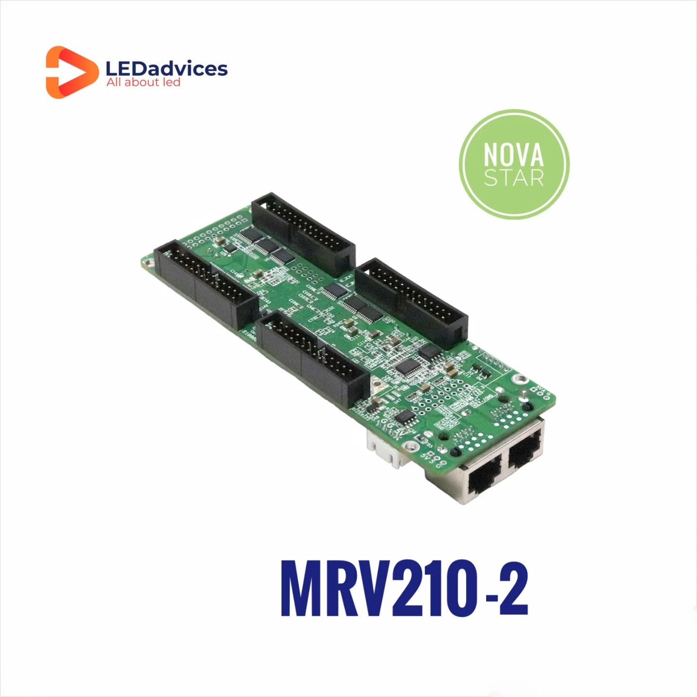 Novastar MRV210-4 Receiving MRV210 Series Card For LED Screen 3D Function Rental Outdoor Indoor Display Wall Maintenance