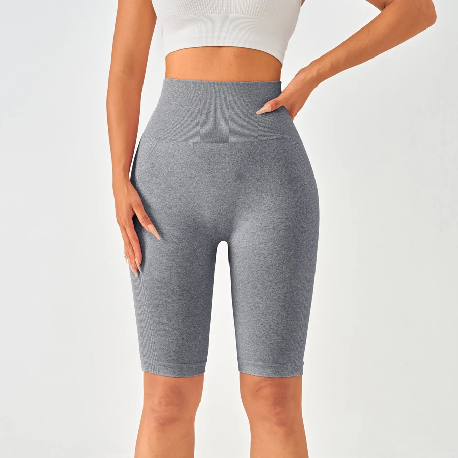 Women Sports Leggings Sportswear Woman Gym Legging Seamless Yoga Shorts w/Tummy Control Women's Shorts Fitness Female Clothing 2