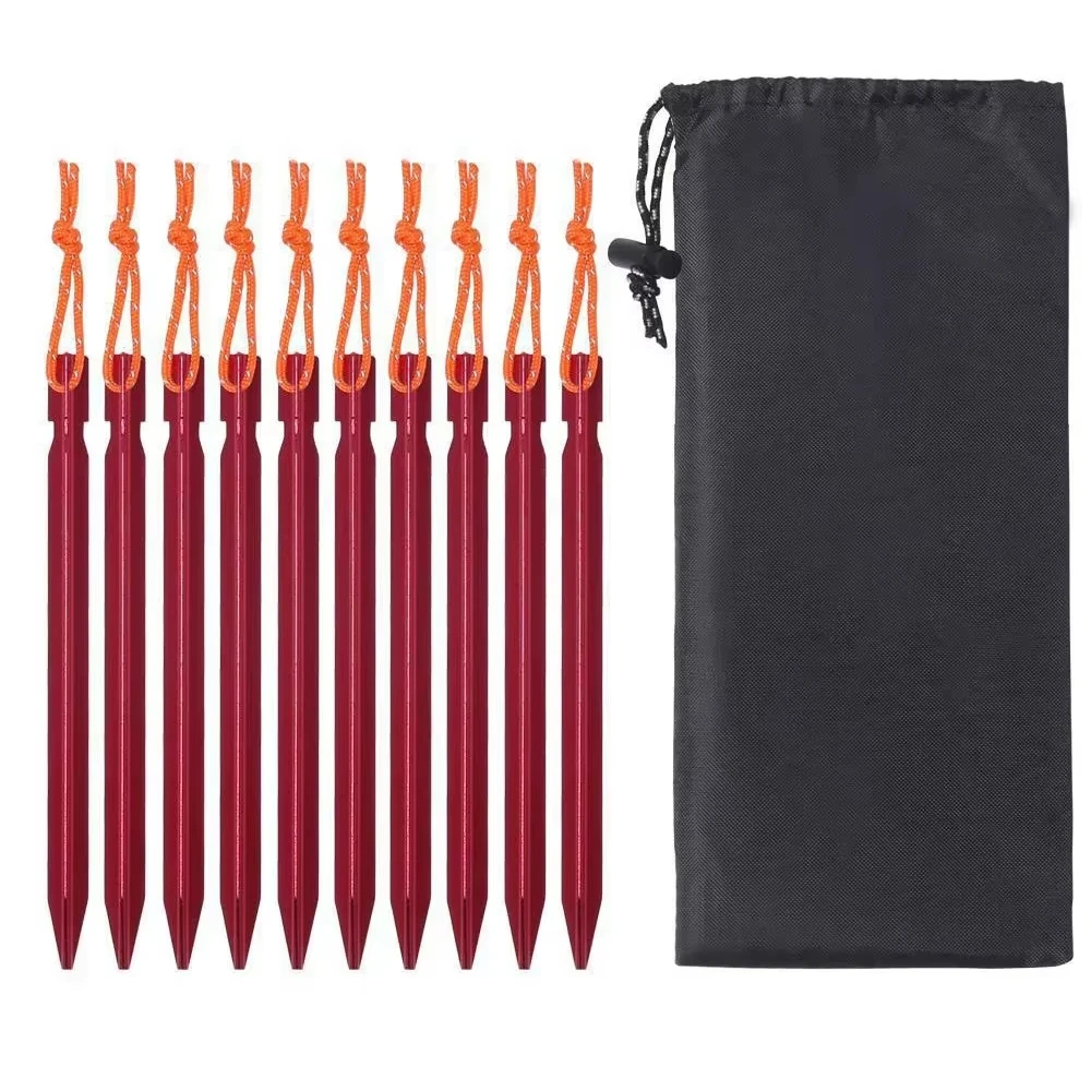 Aluminum Tent Pegs – Lightweight Camping Stakes 1