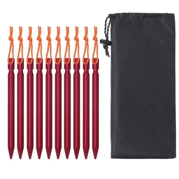 Aluminum Tent Pegs – Lightweight Camping Stakes 1
