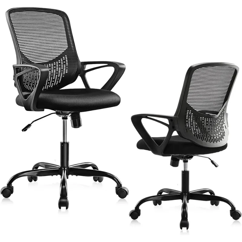 JHK Ergonomic Office Home Desk Mesh Fixed Armrest, Executive Computer Chair with Soft Foam Seat Cushion and Lumbar Support kf606 2 4g rc самолет летающий самолет для начинающих epp foam glider fixed wing airplane