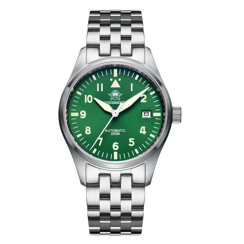 ADDIESDIVE 自動巻NH35 防水シンプルウォッチ Amazon.com: ADDIESDIVE Mens Watch Automatic NH35 200M