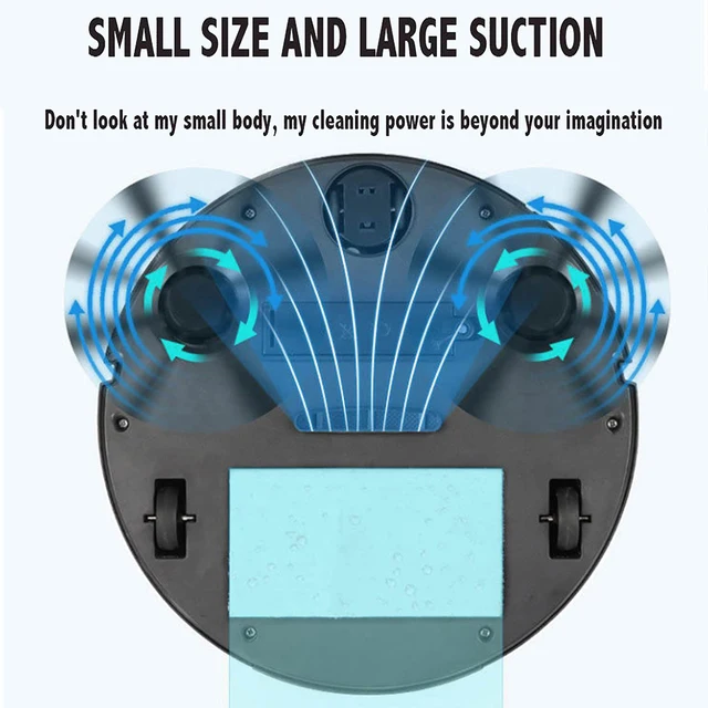 3 In 1 Smart Sweeping Robot Home Mini Sweeper Sweeping and Vacuuming Wireless Vacuum Cleaner Sweeping Robots For Home Use 3