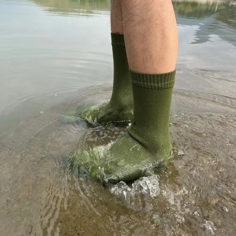 Waterproof Socks Breathable Outdoor Waterproof Hiking Wading Camping Winter Skiing Sock Riding Snow Warm Socks