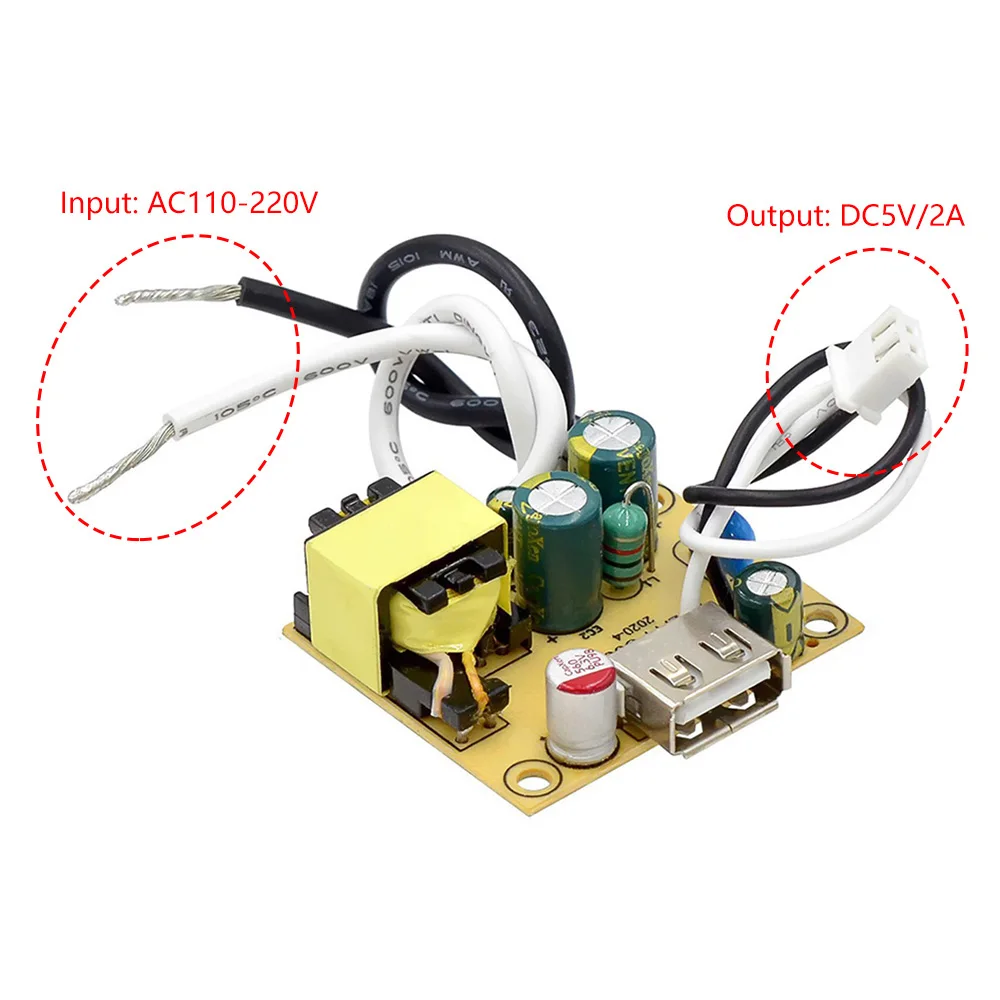 5V 2A 10W Ac-Dc Modulo Di Potere Di Commutazione Isolato Ac 110V 220V A 5V Interruttore Step Down Buck Converter Bare Circuit Board