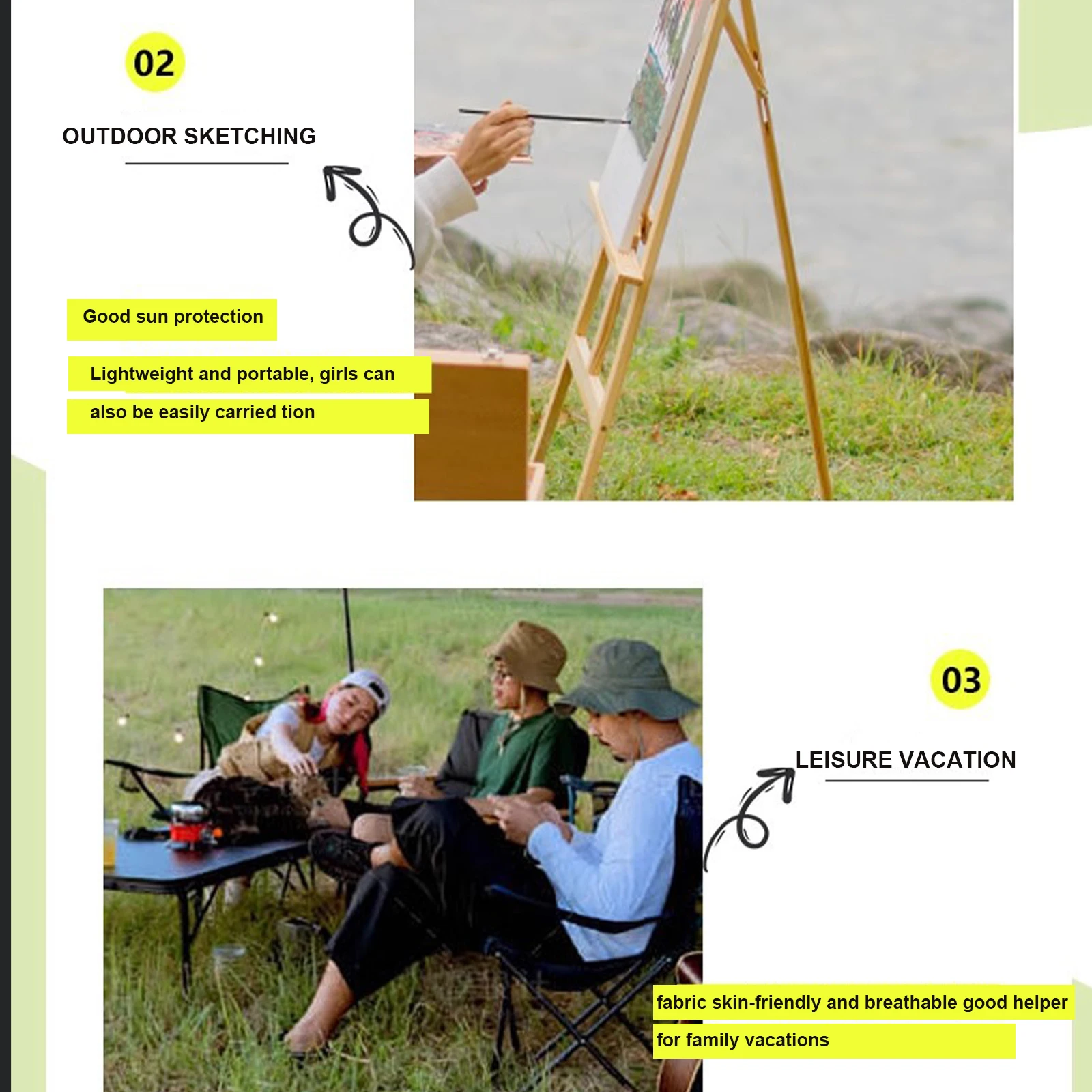 Large Camping Lawn Chair with Ceiling & Cup Holder Folding Fishing Chair Waterproof Portable Sunshade Chair for Poolside Travel