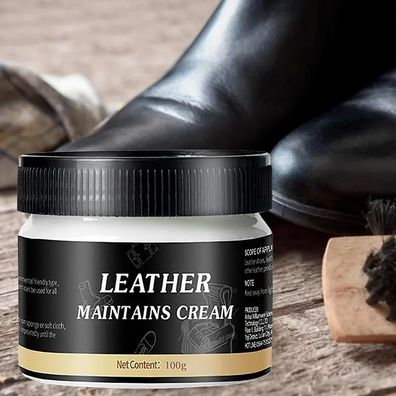 Car Interior Leather Softener Natural Leather Oil Maintain Polish Softener 80g Leather Care Conditioning Oil For PU Car seat 4