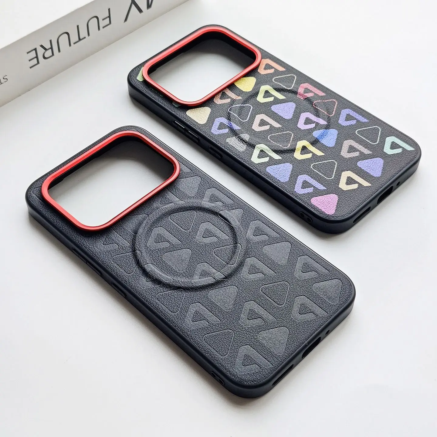 Luxury Matte Metal Lens Magnetic Anti-Fingerprint Phone Case with Anti-Shake Protection