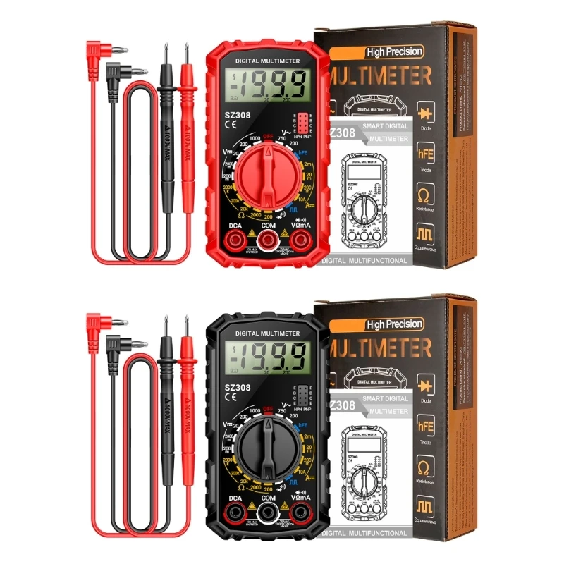 

Current Tester Ohmmeter 1999 Counts Multimeter Dropship