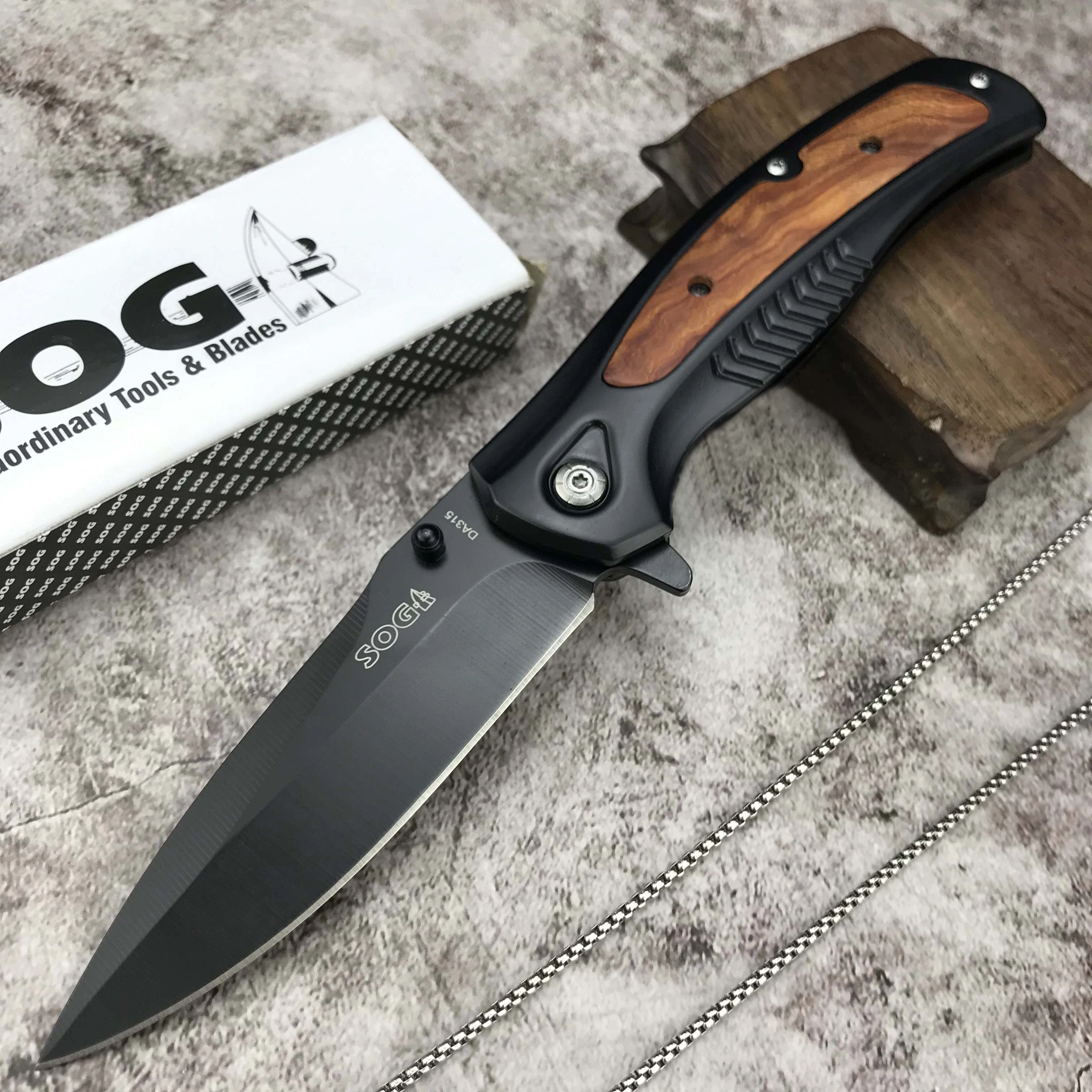 Sogda315 Pocket Folding Knife Military Tactical Hunting Combat Knives