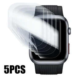 Pack of 5 Flexible Waterproof Screen Protectors - Soft TPU Hydrogel Film (For HUAWEI Watch D2)