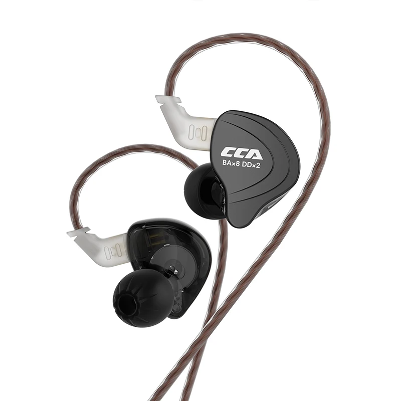 

CCA C10 HiFi 4BA+1DD Hybrid Technology In Ear Headphones Music DJ Gamer Run Earphone Active Noice Cancelling Monitor Headset