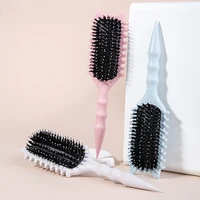 WANMEI Salon de coiffure brosse de coiffure bouclée brosse à cheveux pour peigner et façonner les boucles réduire les outils de traction 2