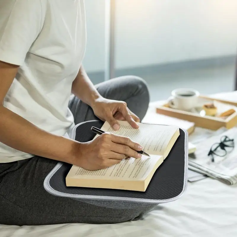 Multifunctional Portable Travel Laptop Desk Back Cushion High-density Sponge Bedroom Sofa Lap Table Simple, Soft and Comfortable