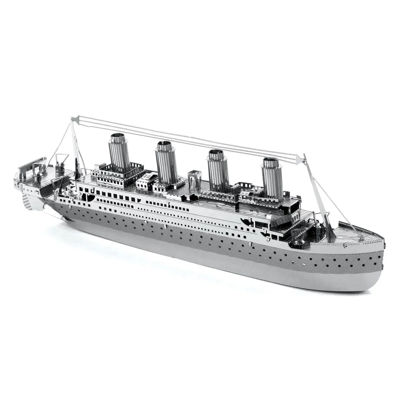 Black Pearl Pirate Ship 3D Metal Puzzle Kit - DIY Laser-Cut Jigsaw Toy