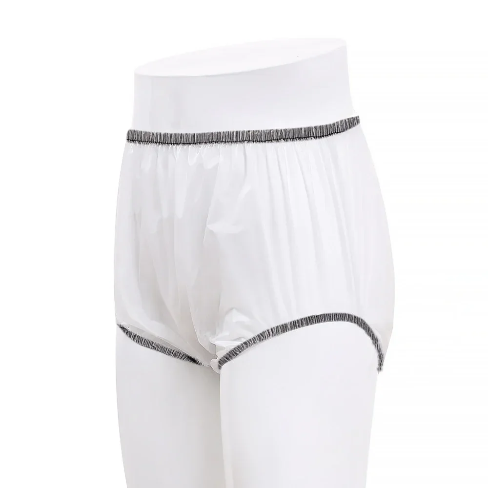Adult Diaper Soft Versatile Use Incontinence Pants Washable Elastic Undewears Resistant for Woman Man Old Adult Elderly Diapers - 4