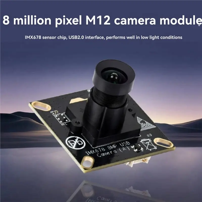 A42Z-8MP USB 카메라 모듈 IMX678 감광성 칩 카메라 모듈 와이드 다이나믹 고정 초점 플러그 앤 플레이