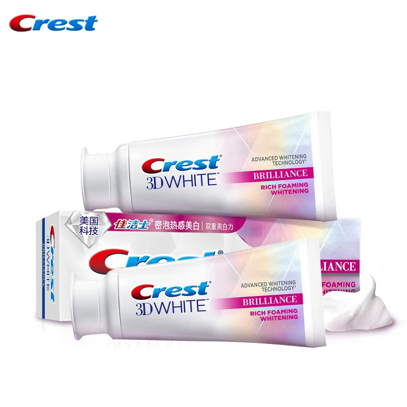 Original Crest 3d White Whitening Toothpaste Advanced Brilliance Rich