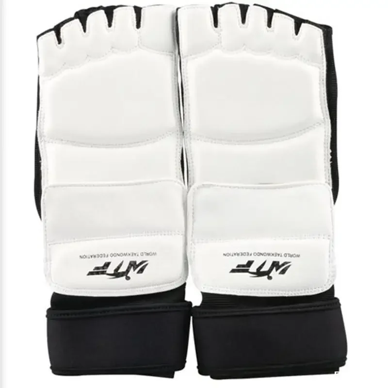 Taekwondo Foot Gloves 1 Set Taekwondo Leather Foot Gloves Boxing Karate Ankle Armor Equipment Boxing Martial Arts Socks Kid Fashion
