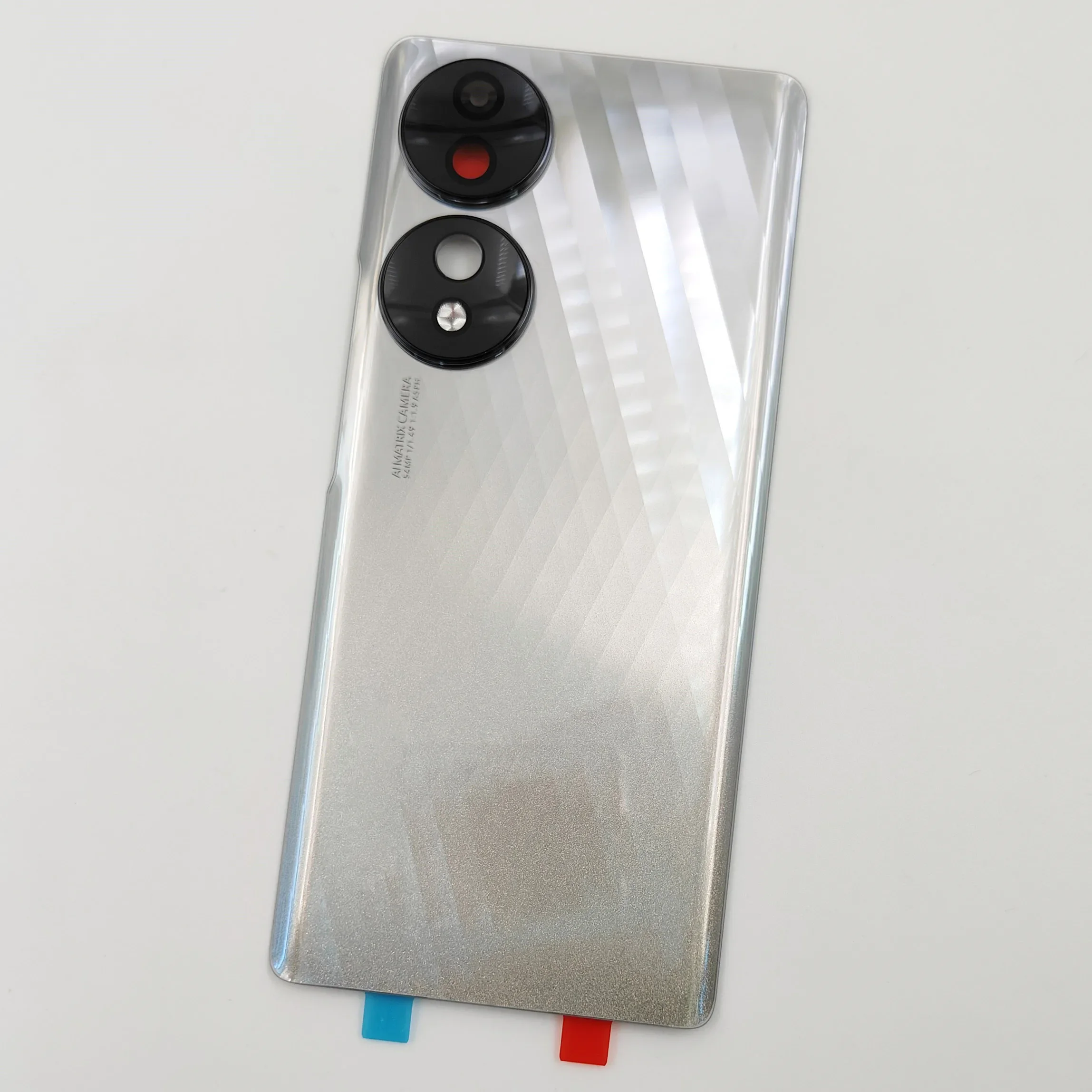 Huawei Honor 70 용 유리 배터리 커버 후면 문짝 뚜껑, Honor70 후면 하우징 패널 케이스, 카메라 렌즈, 스티커 접착제