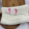 Personalized Custom Name Baby Blanket for Newborn Soft Knit Nursery Blanket Unique Gift for Baby Showers Christening Birthdays 3
