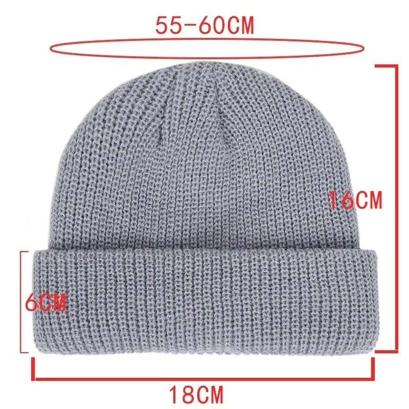 Knitted Hat for Men & Women Wool Fashion Simple Warm Autumn Winter Beanie Cap knitted hat,knitted cap,knitted beanie,cotton beanie,skullies beanies,fashion beanies,winter hat