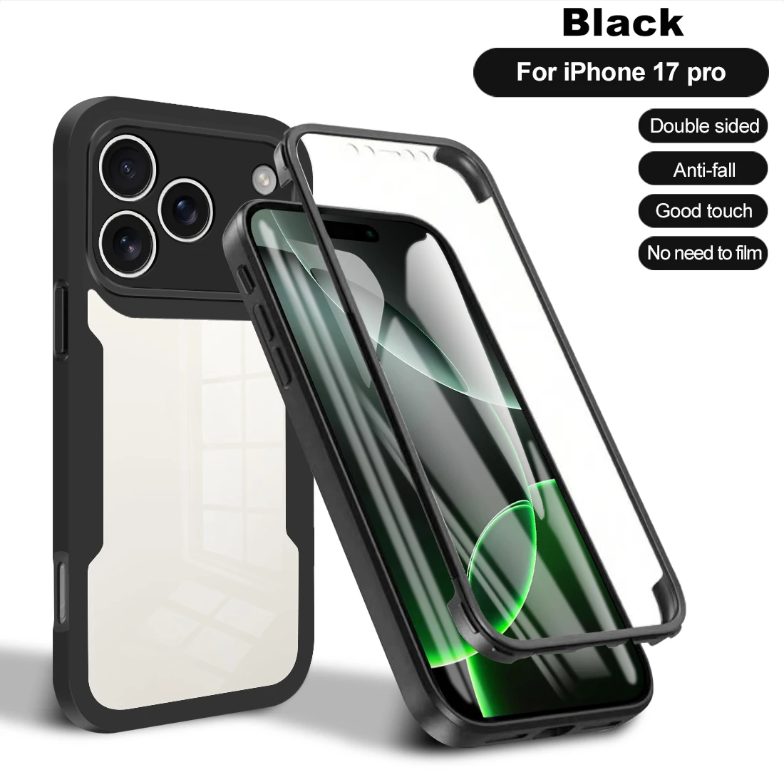 360-Degree Full Cover Screen Protection Phone Case