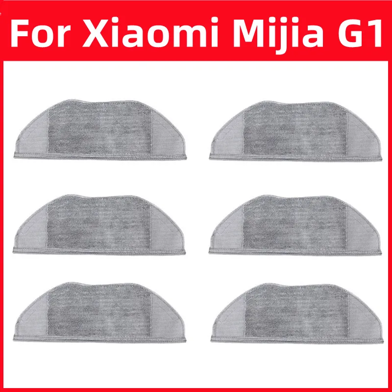 10pcs microfibre floor mop cloth pads replacement for vileda ultramax mop refill floor washable replace spray flat mop cloth For Xiaomi Mijia G1 MJSTG1 Robot Vacuum Cleaner Accessories Washable Cleaning Cloth Mop Replacement Spare Parts Mop Cloth
