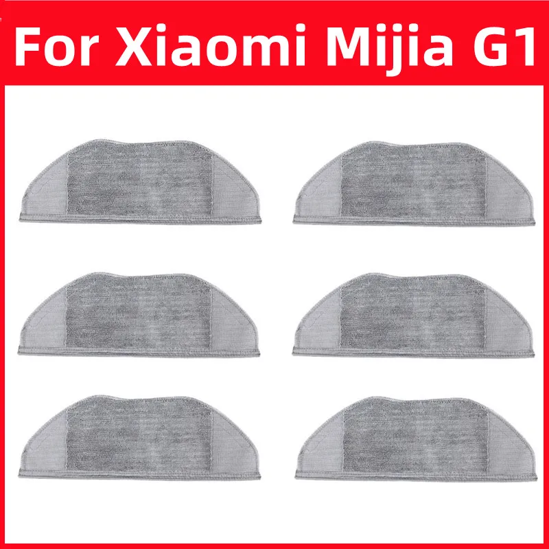 microfibre floor mop cloth pads replacement for vileda ultramax mop refill floor washable replace spray flat mop cloth For Xiaomi Mijia G1 MJSTG1 Robot Vacuum Cleaner Accessories Washable Cleaning Cloth Mop Replacement Spare Parts Mop Cloth