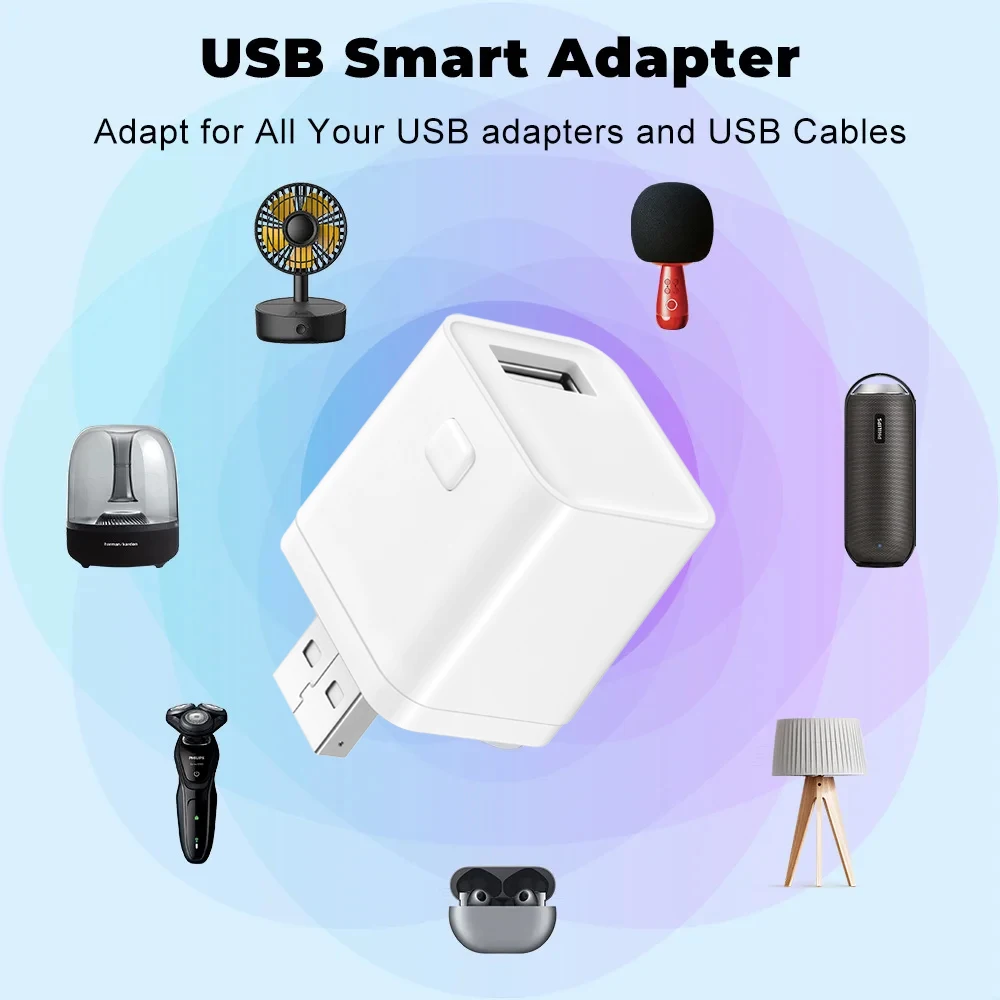 Tuya Smart WiFi/Zigbee Micro 1 2 3 USB Adaptor Switch 5V Mini USB Power Adaptor Smart Life Control Via Alexa Google smart switch smart wifi switch wifi switch wireless switch