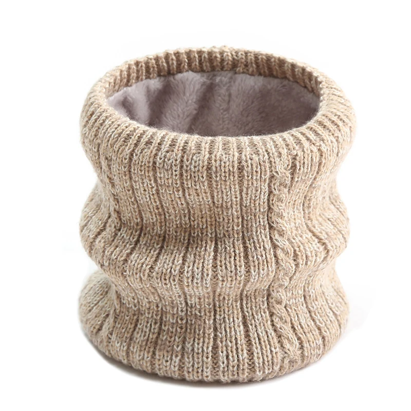 

2022 женский шарф, модные шейные палантины, кашемировые шарфы унисекс с кольцом, зимние шарфы-снуды, Женские Геометрические Теплые Меховые однотонные шарфы