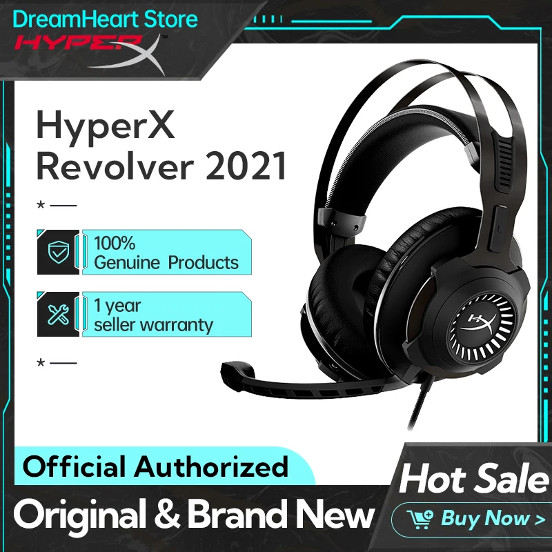 Original HyperX Cloud Revolver 2021 Gaming Headset Dolby 7.1 Surround