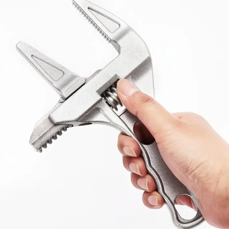 Bathroom Adjustable Wrench, 6-68mm Mini Adjustable Wrench, Multifunctional Aluminum Wrench, Bathroom Pipe Nut Removal Tool 3