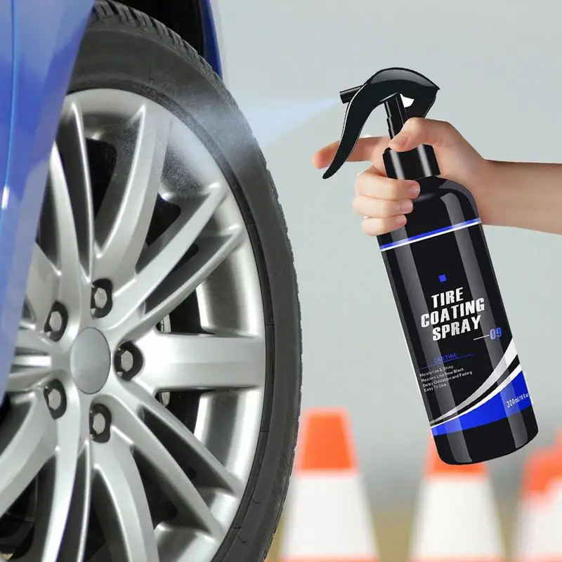 300ml Tire Shine Coatings Long Lasting Tyre High Gloss Easy Application Non  Greasy Car Tire Refurbishing Agent Cleaner Coating - AliExpress