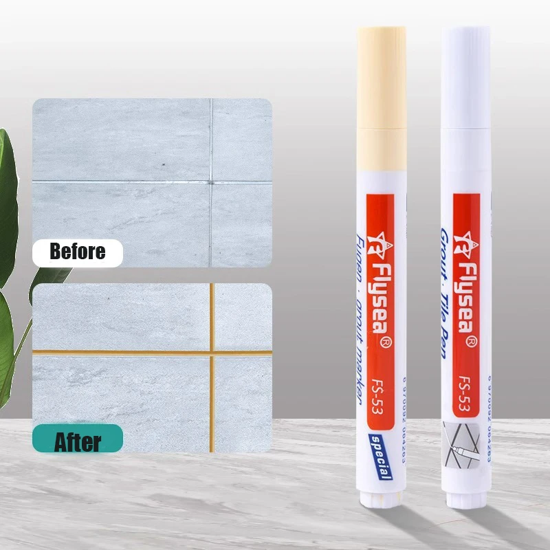 Tile Marker Repair Wall Pen Waterproof  Waterproof Grout Tile Marker  Repair - White - Aliexpress