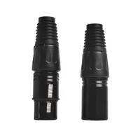 4/10/20pcs 3-Pin XLR Male to Female Adapter - Balanced Audio Plug for Microphone Mixer Speaker 2