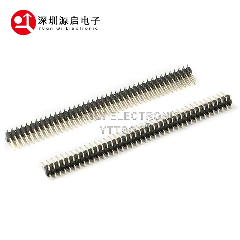 Фото 10 шт. SMD SMT 2*2/3/4/5/6/7/8/9/10/12/14/15/16/18/20/40/ PIN Double штыревой разъем 2,54 мм 2x6/8/10/20 №2