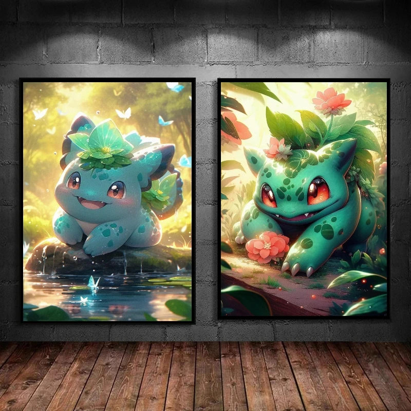 Canvas Wall Art Pokemon Venusaur Soggiorno Classic Cuadros Migliore Immagine Regalo Modern Home Friends Regali Decorativi